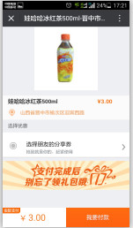 3.进行线上付款